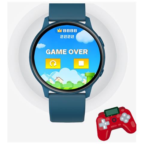 Elegante Smartwatch Mx1: Chiamate Bluetooth E Monitoraggio Fitness Blue - Foto 2