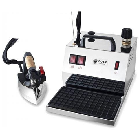 EOLO Sistema Stirante Professionale GV04 INOX V6 Ferro da Stiro con Paravapore Caldaia in Rame a Risparmio Energetico Resistenza Esterna Anticalcare Corazza Acciaio Inox Garanzia 5 Anni - Foto 1