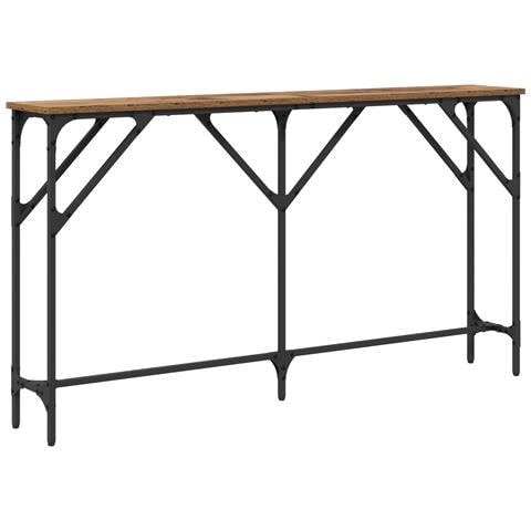 Tavolo Console Legno Vecchio 140x23x75 cm Legno Ingegnerizzato - Foto 1