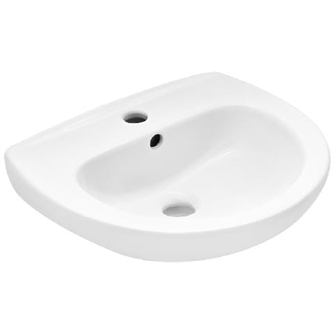 Lavabo Sospeso A Parete 37x45 Cm Modello Lp81 - Bianco - Foto 3