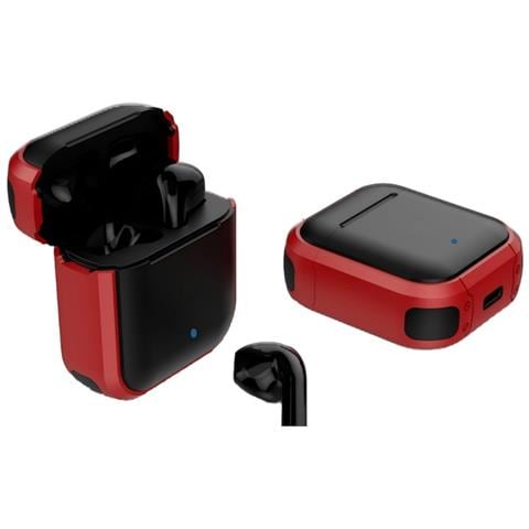 Auricolari Bluetooth 5.4 True Wireless Con Custodia Di Ricarica - Suono Immersivo E Autonomia Estesa Red - Foto 4