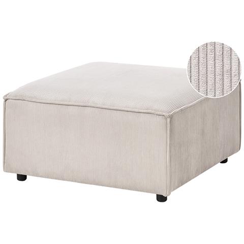 Ottomana Ardal Velluto A Coste Tortora - Foto 2