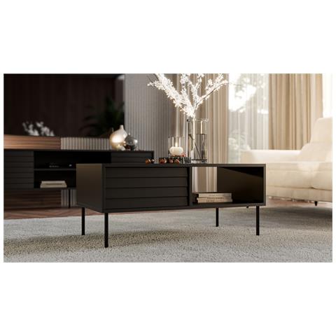 CORTINA tavolino da caffè, comodino e consolle da soggiorno Tavolo da caffè Forma rettangolare 4 gamba /gambe - Foto 2