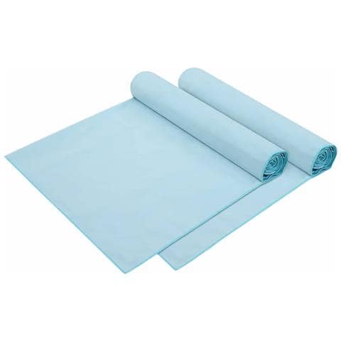 Asciugamani per lettino 2 pcs Blu 210 x 75 cm - Foto 1
