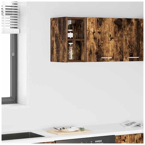 Armadio pensile Riga Rovere fumé 20 x 29,5 x 40 cm - Foto 2