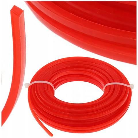Filo Da Taglio Quadrato 2,7 Mm X 15 M - Alta Resistenza E Efficienza | Compatibile Con Decespugliatori | Per Erba E Sterpaglie - Foto 1