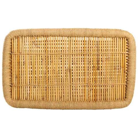Tavolino In Bambù Marrone 79x48x45h - Foto 2