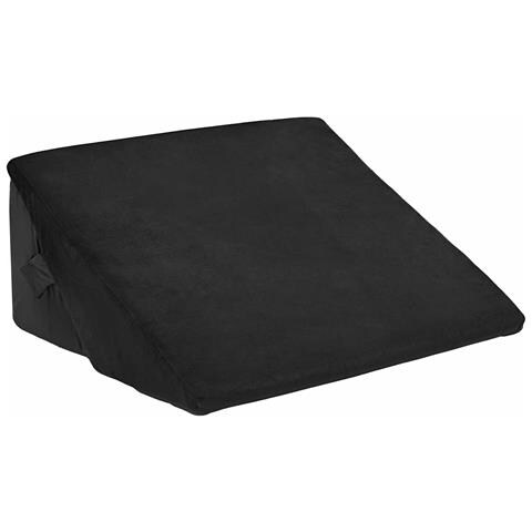 Cuscino a Wedge Nero 55 x 55 x 26 cm Schiuma Memory - Foto 1