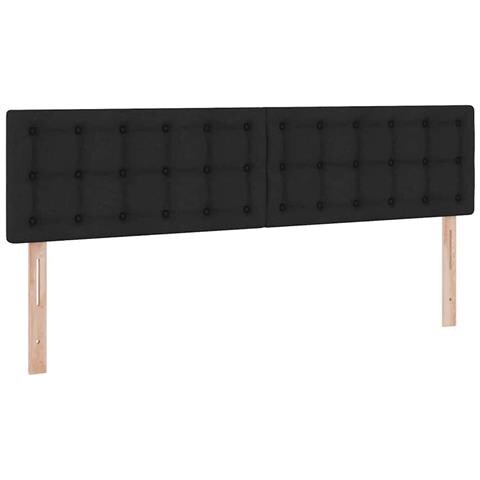 Letto con Contenitore Nero 180 x 200 cm Pelle Sintetica - Foto 9