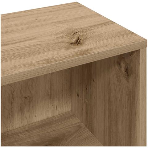 Credenza con cassetto Rovere artigianale 88,5 x 27,5 x 63,5 cm - Foto 9