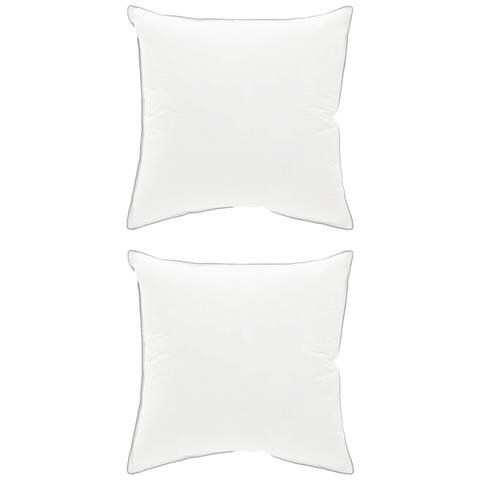 Cuscino 2 pz 65 x 65 cm Lana Australiana Bianco - Foto 1
