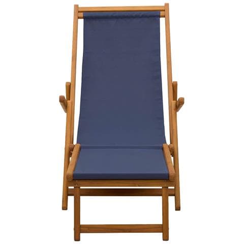 Lettino prendisole pieghevole 2 pcs 3 Posizione Blu - Foto 10