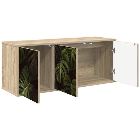 Mobile TV da Parete ELBURG 102 x 33 x 40 cm Rovere Sonoma - Foto 2