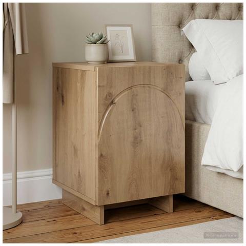 Comodino Rovere Artigianale 33,5 x 34,5 x 50 cm - Foto 2