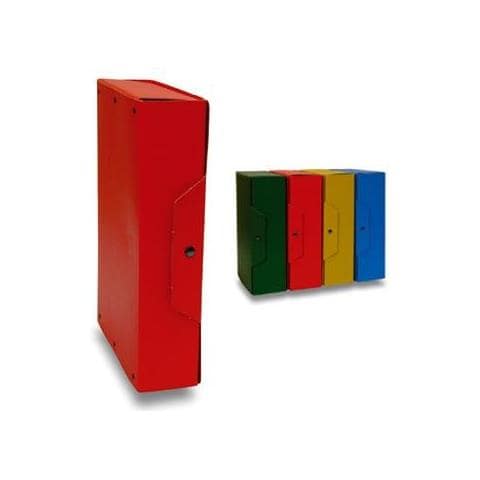 Raccoglitore per documenti Brefiocart 020E7614R - Pressboard - Rosso - 5 / Pacco - Foto 1