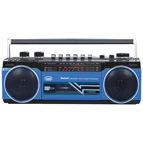 Radio Registratore A Cassette Con Bluetooth Rr 501 Bt Blu - Foto 7