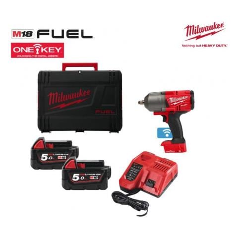 Fuel Chiave A Bussola A Chiave M18 Onefhiwf12-502x - 2 Batterie 18v 5.0ah - 1 Caricatore M12-18fc 4933459727 - Foto 6