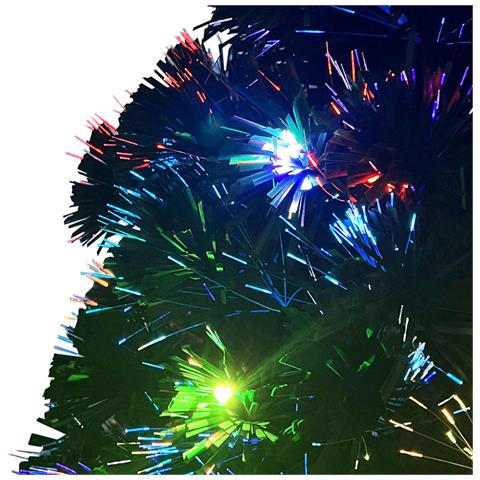 Albero di Natale Preilluminato con Supporto 120 cm Fibra Ottica - Foto 2
