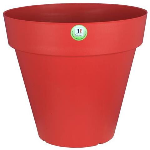 Pot De Fleurs Soleilla - Rond - 60 X 53,6 Cm - Rouge - Foto 3