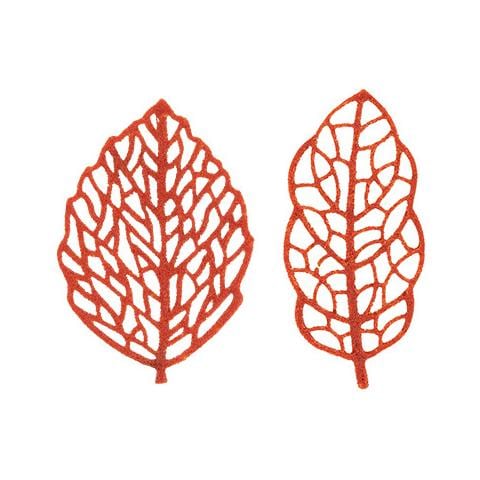 Foresta - Stampo In Silicone N. 24 Foglie 66x30 H1 Mm - 62x43 H1 Mm - Foto 2