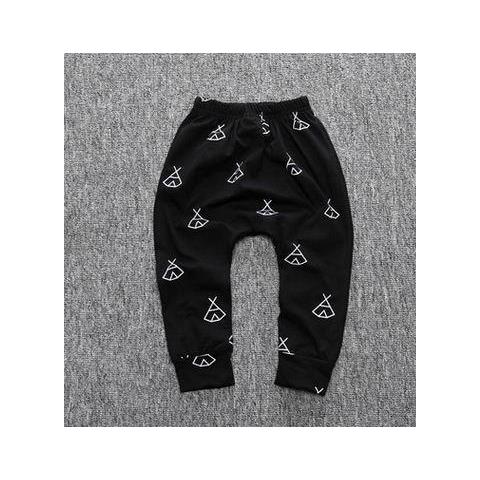 SLOWMOOSE - Pantaloni Da Bambino In Cotone Con Motivo Stampato, Pantaloni  In Pp Per Lo Sport Per Neonati - Plaid Nero / 12 M [ stampa Nera / 18 M] -  ePRICE