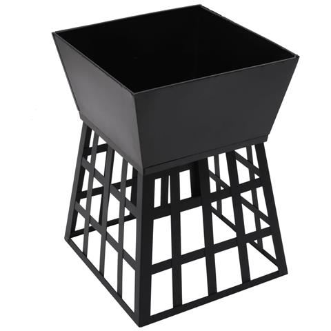 Braciere e Barbecue 2 in 1 34x34x48 cm in Acciaio - Foto 7