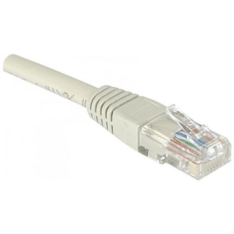 Cavo patch RJ45, Cat6, UTP, lunghezza 1.5 m, grigio - Foto 1