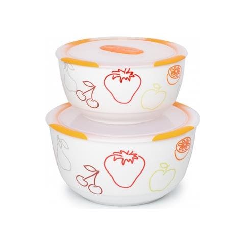 BS4781RC / OR Insalatiera Rotondo Ceramica Specchio 2pezzo (i) Insalatiera - Foto 1