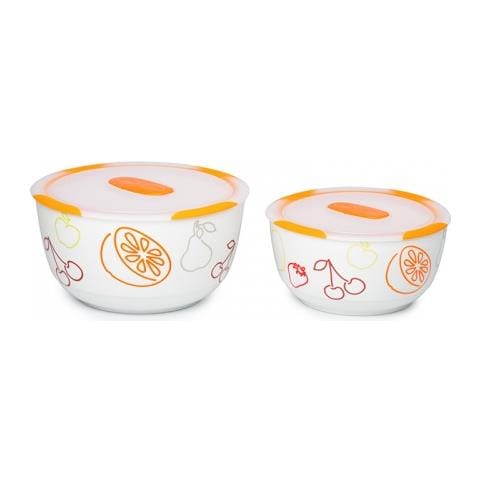 BS4781RC / OR Insalatiera Rotondo Ceramica Specchio 2pezzo (i) Insalatiera - Foto 2