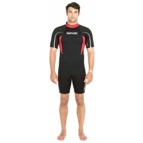 Sottomuta In Neoprene SEAC Uomo - Canotta 2.5mm, Morbido, Per Mute Bagnate O Stagne, Nero
