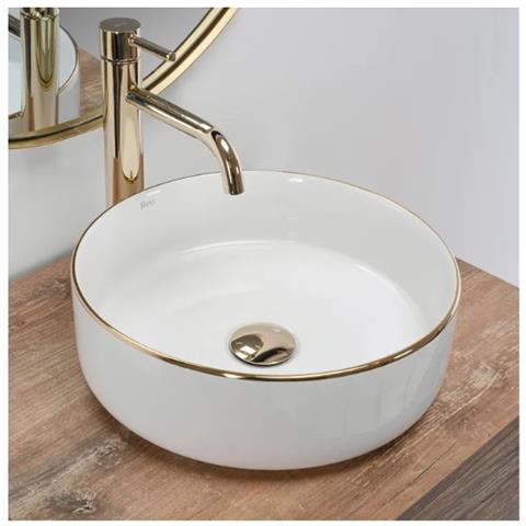 Lavabo Da Appoggio Sami Gold Edge - Foto 3