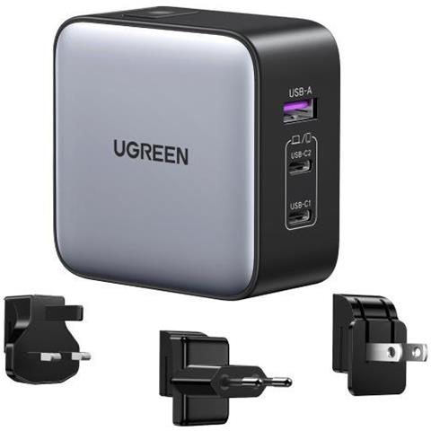 Usb-a+2*usb-c 65w Gan Worldwide Travel Fast Charger (90409) - Foto 1