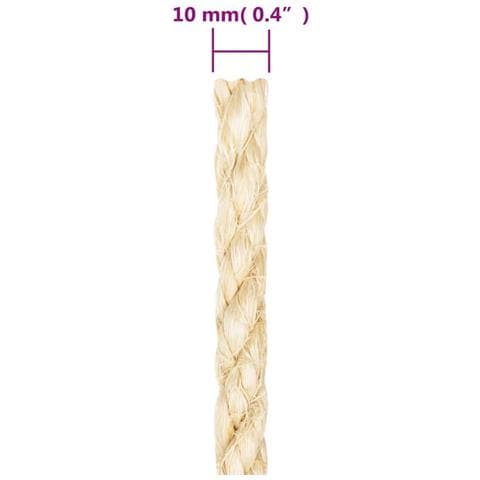 Corda In Sisal 100% 10 Mm 25 M - Foto 4