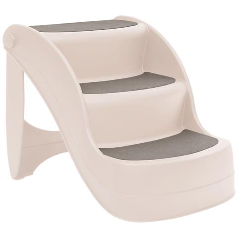 Scala Per Cani Pieghevole Con 3 Gradini 50x38x38 Cm In Plastica - Foto 1