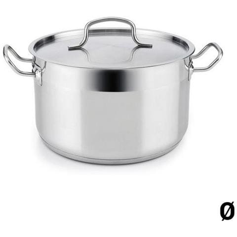 Pentola Con Coperchio Azzero Acciaio Inossidabile - Foto 1