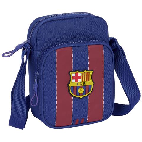 Borsa A Tracolla Rosso Blu Marino 16 X 22 X 6 Cm - Foto 1
