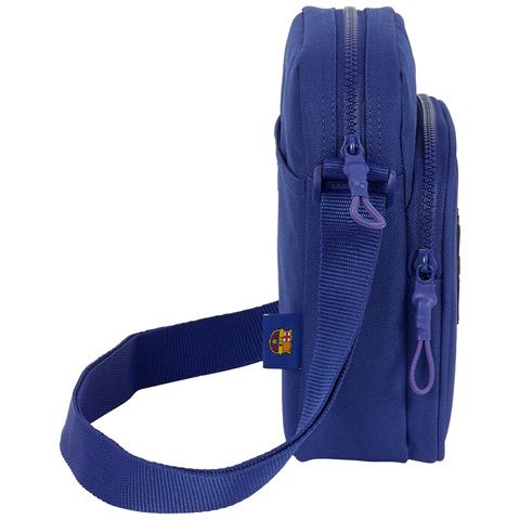 Borsa A Tracolla Rosso Blu Marino 16 X 22 X 6 Cm - Foto 3