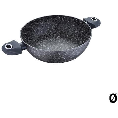 Casseruola Grigio Alluminio Forgiato Ø 28 X 7 Cm - 4 L - Foto 1