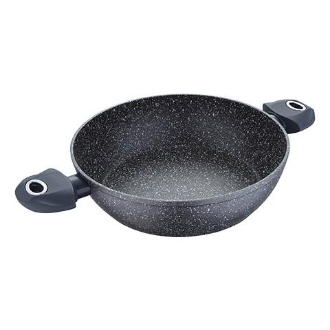 Casseruola Grigio Alluminio Forgiato Ø 28 X 7 Cm - 4 L - Foto 2