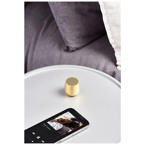 Altoparlante Bluetooth Portatile Mino Luminoso Giallo 3 W - Foto 5