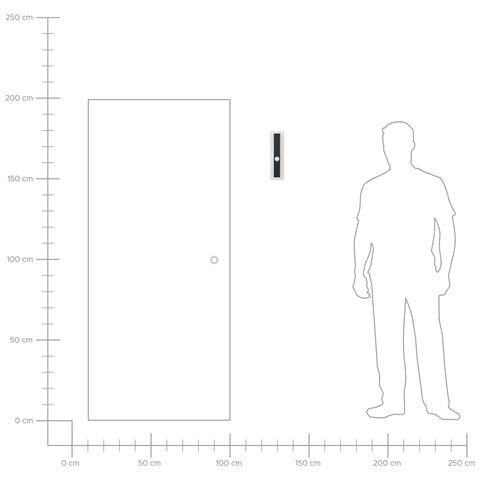 Applique A Led Per Esterni Savane Con Sensore Di Movimento Nero - Foto 14