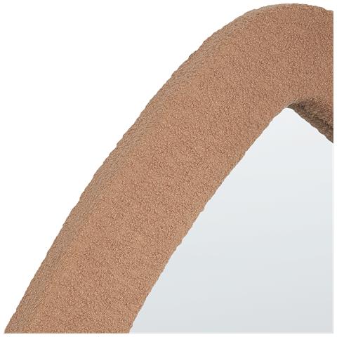 Specchio Epiry 79 Cm 80 Cm Bouclé Marrone Chiaro - Foto 2