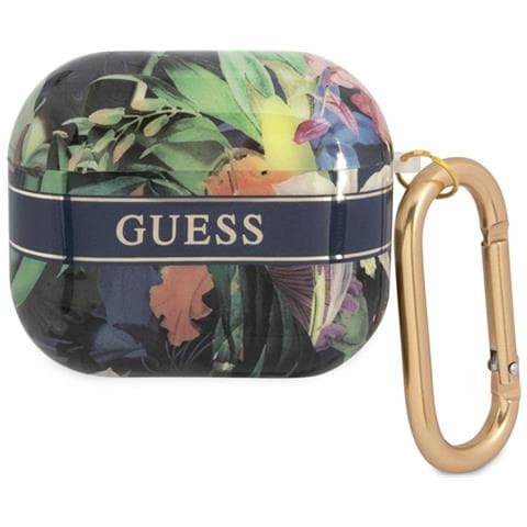 Cover Per Airpods 3 Flowers Con Anello, Multicolore - Foto 1