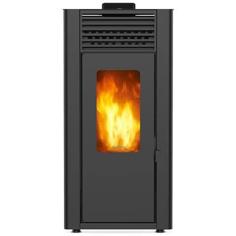 Stufa A Pellet Di Legno Nero Da 11,9kw - Orphee 12 Noir - Foto 2