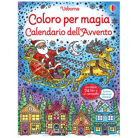 Abigail Wheatley - Calendario dell'Avvento. Coloro per magia. Con pennellino - Foto 1