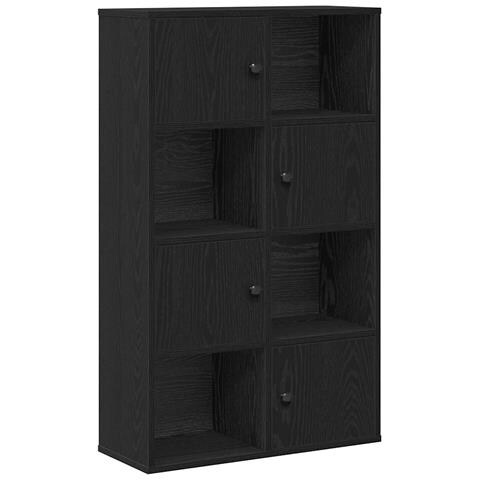 Libreria Rovere Nero 60x24x101,5 Cm In Legno Multistrato - Foto 2