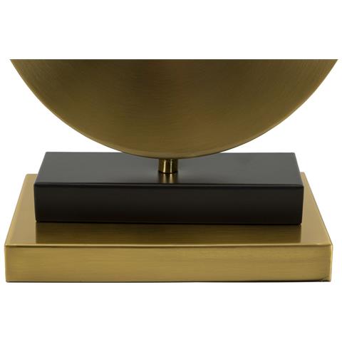 Lampada Da Tavolo Mf143 - Oro - Metallo - 30x30x53 Cm - Foto 2