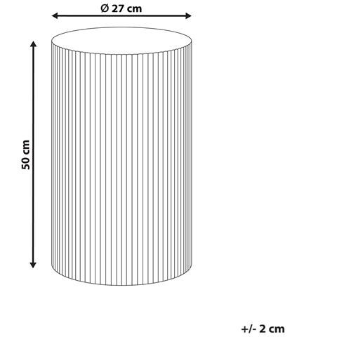 Tavolino Claire Bianco Sporco - Foto 2