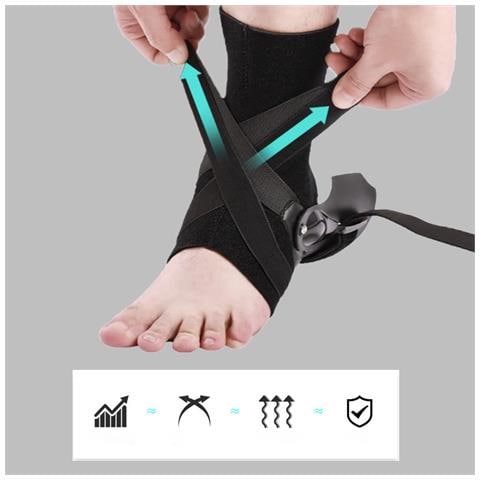 Supporto Sportivo Per Caviglia Con Tutore Per Caviglia Black L - Foto 7