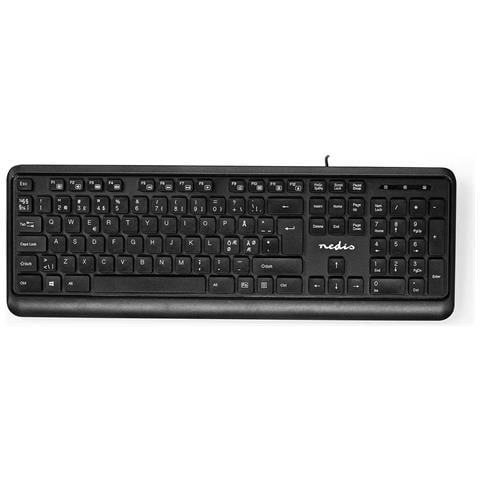 KBMU200BKND tastiera Universale USB QWERTY Nordic Nero - Foto 1